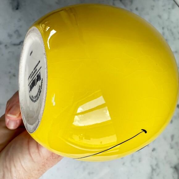 Pier 1 Imports Vintage Smiley Wink Face Yellow Coffee Mug - Picture 7 of 7